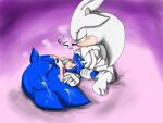  4:3 anal anal_penetration anthro bedroom_eyes blush bodily_fluids clothing cum cum_inside cum_on_face duo eulipotyphlan eyes_closed footwear genital_fluids hedgehog male male/male mammal narrowed_eyes open_mouth penetration seductive silver_the_hedgehog siruinu socks sonic_the_hedgehog sonic_the_hedgehog_(series) spread_legs spreading 