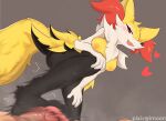2024 alternate_version_at_source anthro anthro_focus areola black_body black_fur blush braixen breasts claws cute_fangs digital_media_(artwork) duo erection feet female female_anthro female_focus foot_fetish foot_on_penis foot_play footjob fur generation_6_pokemon genitals heart_symbol hi_res human human_on_anthro humanoid_genitalia humanoid_penis interspecies kemono looking_at_viewer low-angle_view male male/female mammal motion_blur motion_lines nintendo nipples nude open_mouth orange_areola orange_nipples pawpads paws penis pokemon pokemon_(species) pokephilia red_body red_fur sex soles solo_focus toe_claws toes tongue white_body white_fur yellow_body yellow_fur yimoon640
