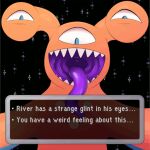 2020 3_eyes alien animated animated_background blue_eyes digital_media_(artwork) earthbound_(series) lord_honk male mook mouth_shot multi_eye nintendo null open_mouth orange_body river_(pokemonlover101) smile solo solo_focus standing teeth tentacles text_box tongue tongue_out toony vore