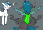  &lt;3 absurd_res arthropod big_butt blush bodily_fluids butt changeling chrysalisdraws equid equine female feral friendship_is_magic gynomorph_(lore) hi_res horn male mammal my_little_pony queen_chrysalis_(mlp) shining_armor_(mlp) spread_legs spreading sweat unicorn 