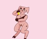 andromorph anthro breasts clothing domestic_pig female gold_(metal) hi_res intersex mammal microsoft minecraft mojang nude_anthro nude_female piglin prostitution solo suid suina sus_(pig) tomys xbox_game_studios