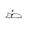 2011 animated anthro belly big_belly canid canine digestion flipnote_studio low_res male male/male male_pred male_prey mammal rumbling_stomach sleeping vore wild_(wildside) wildside