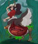  abdominal_bulge after_vore alcohol antlers beer bell belly beverage beverage_can big_belly big_breasts black_hair bodily_fluids bottomless bottomwear breasts brown_body brown_fur cervid cervid_taur clothed clothing cloven_hooves digestion duo female female_pred female_prey fluffy fluffy_tail forest fur grass hair hat headgear headwear hi_res holding_beverage holding_object hooves horn human human_prey humanoid_hands humanoid_taur internal jingle_bell larger_female larger_pred larger_taur long_hair mammal mammal_taur monotone_hair multicolored_body multicolored_fur naturally_censored onomatopoeia oral_vore organs outside pink_eyes plant ponytail quadruped red_clothing red_shirt red_topwear rumbling_stomach shirt short_hair shorts size_difference smaller_female smaller_human smaller_prey smile soft_vore sound_effects standing stomach stomach_acid struggling taur taur_pred text topwear torn_clothing tree verybatty vore white_body white_clothing white_fur white_shirt white_topwear 