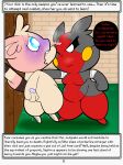  absurd_res angry anthro door duo english_text female fist fur generation_5_pokemon generation_8_pokemon grass hi_res holding_up_other_character male minccino morpeko morpeko_(hangry_mode) multicolored_body multicolored_fur nintendo plant pokemon pokemon_(species) pokemon_mystery_dungeon rodent_powered_(softestpuffss) scared softestpuffss spike_chunsoft stone_wall text wall_(structure) wood wood_door wraps wraps_only 