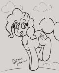  absurd_res chest_tuft cloud cutie_mark demitri_art equid equine female friendship_is_magic happy hi_res horse mammal my_little_pony on_fore_legs pinkie_pie_(mlp) pony signature sketch smile solo tuft 
