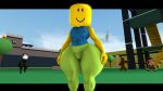 16:9 aidenz big_butt butt group guest_(roblox) hi_res looking_at_viewer male noob_(roblox) roblox robloxian thick_thighs white_body white_skin widescreen yellow_body yellow_skin 