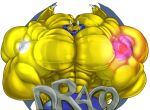  2016 alpha_channel anthro badge bead_necklace big_bulge big_muscles brown_hair bulge draco_of_zeradaith dragon fierglief galaxy hair hi_res horn huge_bulge huge_muscles hyper hyper_bulge hyper_muscles jewelry looking_at_viewer macro male muscular necklace open_mouth scalie sharp_teeth simple_background smile solo teeth text transparent_background western_dragon wings 
