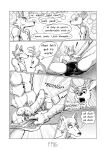  ! 2021 abs absurd_res anthro anthro_on_anthro antlers beastars black_and_white bodily_fluids bulge canid canine canis cervid clothing clothing_pull comic dialogue duo english_text ffog flaccid foreskin genitals hi_res horn humanoid_genitalia humanoid_penis humor legoshi_(beastars) louis_(beastars) male male/male mammal monochrome motion_lines multi_genitalia multi_penis navel nervous onomatopoeia open_mouth penis profanity scar sound_effects sweat tailwag text thought_bubble uncut underwear underwear_down underwear_pull wolf 