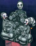  2024 4_fingers abstract_background animatronic areola artist_name bedroom_eyes big_areola big_breasts big_butt black_body black_sclera black_skin breast_squish breasts bubble_butt butt curvy_figure eyelashes eyeshadow female fingers five_nights_at_freddy&#039;s five_nights_at_freddy&#039;s_2 five_nights_at_freddy&#039;s_4 freddy_fazbear&#039;s_pizzeria_simulator genitals graphite_(artwork) group hi_res huge_areola huge_breasts huge_butt huge_hips huge_thighs humanoid looking_at_viewer looking_back looking_back_at_viewer machine makeup marionette_(fnaf) marker_(artwork) narrowed_eyes nightmarionne_(fnaf) nipples not_furry nude nude_female nude_humanoid parasitedeath pencil_(artwork) plump_labia purple_eyeshadow pussy robot robot_humanoid scottgames security_puppet_(fnaf) seductive sharp_teeth signature sitting smile squish teeth thick_thighs traditional_media_(artwork) trio trio_focus voluptuous white_eyes wide_hips 
