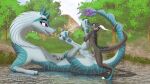  16:9 2024 3_toes anthro anthro_on_feral anthro_penetrating anthro_penetrating_feral bestiality biped blue_body blue_claws blue_eyes blue_fur blue_pawpads blue_tongue bodily_fluids canon_x_oc claws day detailed_background digital_media_(artwork) disney dragon duo entwined_tails erection feet female female_penetrated feral feral_penetrated foot_fetish foot_lick foot_play forest fur furred_dragon furred_scalie genitals grey_body grey_scales happy happy_sex hi_res horn humanoid_genitalia humanoid_genitalia_on_feral humanoid_pussy humanoid_pussy_on_feral intraspecies intraspecies_bestiality larger_female legs_up leopon276 licking looking_at_another looking_at_partner lying male male/female male_penetrating male_penetrating_female mane mythological_creature mythological_scalie mythology nature nude on_back outside outside_sex pawpads paws penetration penile penile_penetration penis_in_pussy plant purple_eyes pussy quadruped raya_and_the_last_dragon saliva scales scalie sex side_view sisu_(ratld) size_difference smaller_male spread_legs spreading tail tail_coil text thick_tail toe_claws toes tongue tongue_out tree url vaginal vaginal_penetration water widescreen wingless_dragon xero_(captainscales) 