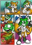  anthro better_version_at_source canid canine fox guladibujante hi_res male mammal miles_prower sega solo sonic_the_hedgehog_(series) the_mask transformation 
