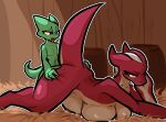  angry anthro barn big_breasts breasts butt butt_grab dragon duo female from_behind_position green_body green_eyes hair hand_on_butt hi_res horn kobold lizard looking_pleasured male male/female moe_(kobold_adventure) non-mammal_breasts open_mouth purple_eyes raised_tail reptile ruby_(kobold_adventure) scalie sex size_difference slightly_chubby tfzn tongue tongue_out white_hair wood yellow_sclera 