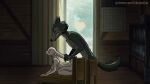  16:9 2d_animation all_fours animated anime anthro anthro_on_anthro anthro_penetrated anthro_penetrating anthro_penetrating_anthro beastars bikomation blush bouncing_breasts bra breasts canid canine canis clothing conditional_dnp convenient_censorship digital_media_(artwork) doggystyle duo female female_penetrated frame_by_frame from_behind_position fur furniture genitals grey_body grey_fur hand_on_ear haru_(beastars) interspecies lagomorph larger_male legoshi_(beastars) leporid male male/female male_penetrating male_penetrating_female mammal netflix open_mouth penetration predator/prey pussy rabbit raised_tail rough_sex sex short_playtime size_difference smaller_female smaller_penetrated teeth underwear white_body white_fur widescreen wolf 