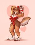  anthro canid canine canis clothing collie domestic_dog female herding_dog lingerie mammal nicnak044 pastoral_dog pinup pinup_pose pose sheepdog solo 