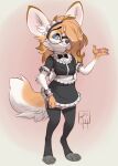  2021 4_fingers 4_toes anthro breasts canid canine clothed clothing digital_media_(artwork) eyewear feet female fingers fox glasses hi_res mammal reign-2004 smile solo toes 