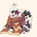  1:1 2021 ? azuki_merun11 black_body black_fur feral fur galarian_zigzagoon hi_res kemono nintendo pok&eacute;mon pok&eacute;mon_(species) regional_form_(pok&eacute;mon) scarf simple_background sitting solo tongue tongue_out video_games white_body white_fur 