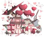  alu_drp balloon bow box commentary_request dragapult dreepy flower gen_8_pokemon gift gift_box heart highres mixing_bowl no_humans pink_bow pink_ribbon pokemon pokemon_(creature) red_flower ribbon whisk 