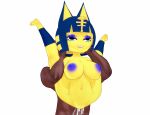  ahegao animal_crossing ankha_(animal_crossing) anthro anthro_penetrated big_breasts blackflames3 bodily_fluids breasts cum cum_in_pussy cum_inside domestic_cat duo faceless_male felid felide feline felis female female_penetrated fur genital_fluids genitals huge_breasts human human_on_anthro human_penetrating human_penetrating_anthro humanoid interspecies koikatsu_(game) looking_pleasured male male/female male_penetrating male_penetrating_female mammal nintendo nipples penetration penis pussy sex simple_background vaginal vaginal_penetration video_games white_background yellow_body yellow_fur 