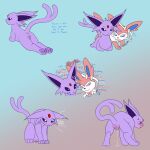 alarmed animal_genitalia animal_pussy annoyed anus aroused blue_eyes blush bodily_fluids body_blush butt canid canine canine_genitalia canine_pussy cum dawnlux dirty_thoughts disembodied_head duo eeveelution ejaculation espeon feet female feral forehead_gem forked_tail fur gem generation_2_pokemon generation_6_pokemon genital_fluids genitals gloves_(marking) hi_res holding_face leaking leg_markings looking_at_viewer looking_back lying mammal markings mind_reading multicolored_body multicolored_fur nintendo on_front pawpads paws penis pokemon pokemon_(species) psychic pupils purple_body purple_fur pussy pussy_blush rear_view shocked socks_(marking) solo sperm_cell sylveon tail toes two_tone_body two_tone_fur unusual_anatomy unusual_tail vaginal_fluids white_body white_fur white_pupils