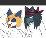  anthro arthropod bee black_body black_fur black_sclera breasts canid canine canis digital_media_(artwork) duo fan_character female fur goon_(goonie_san) goonie-san hymenopteran insect male mammal mercy_(goonie-san) sonic_the_hedgehog_(series) unfinished wolf 