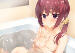  areola bathing log_(8kumagawa) naked noble_works sanjou_makoto 