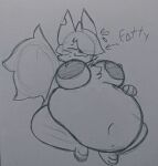  animal_humanoid anthro belly big_belly casey_(potatochip) domestic_cat eyes_closed felid felid_humanoid feline feline_humanoid felis female fluffy fluffy_tail hand_on_stomach humanoid hyper hyper_belly mammal mammal_humanoid nude overweight overweight_female potatochip_(artist) solo 