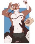 2024 absurd_res anthro artist_name athletic athletic_male belt black_bottomwear black_claws black_clothing black_nose black_pants blue_background blue_eyes blush bodily_fluids body_hair border bottomwear brown_body brown_fur brown_nipples button_(fastener) canid canine claws clifford_tibbits clothed clothed_male clothing colored_sketch countershade_face countershade_neck countershade_torso countershading duo echo_(series) echo_project electronics eyewear first_person_view fox fully_clothed fully_clothed_male fur glasses grey_bottomwear grey_clothing grey_pants hand_on_belly happy_trail hi_res holding_object holding_phone looking_at_another looking_at_partner looking_at_viewer lying male male/male mammal murdoch_byrnes mustelid musteline navel nipples on_back pants partially_clothed_male phone rotary_phone simple_background sitting_on_another sitting_on_partner sketch spread_arms stoat suggestive sweat sweatdrop text the_smoke_room thesketchfox true_musteline weasel white_body white_dress_shirt white_fur