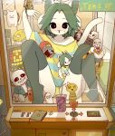 2025 annoying_dog_(undertale) anthro asgore_dreemurr bodily_fluids clothing colored crane_game digital_drawing_(artwork) digital_media_(artwork) doremifaso64 female hair hi_res legwear looking_at_viewer mettaton monster_kid panties papyrus_(undertale) plushie sans_(undertale) shaded shirt simple_shading solo spread_legs spreading sweat sweatdrop temmie_(undertale) thigh_highs topwear toriel undertale undertale_(series) underwear undyne white_body yellow_clothing yellow_panties yellow_underwear