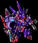  aiming aiming_at_viewer chibi gun holding holding_gun holding_weapon looking_at_viewer mecha no_humans open_hand red_eyes science_fiction solo super_robot_wars super_robot_wars_ux vijaya_(srw) weapon ya-1_(yaiyai123) 