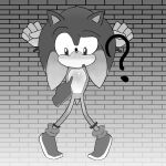 1:1 bdsm bondage bound confusion eulipotyphlan hedgehog hi_res innocent_expression male mammal restrained_arms restrained_legs sega solo sonic_the_hedgehog sonic_the_hedgehog_(series) spread_eagle ziyumengtugao