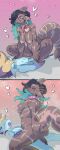 absurd_res age_difference akiko_samemoto_(blargen69) anthro black_body black_hair black_skin blonde_hair blue_body blue_skin bouncing_breasts breasts chain chromatic_aberration claws collar comic cowgirl_position crouching dark_body dark_skin duo eyes_closed fangs female femboy fish from_front_position gills green_hair grey_body grey_skin hair hand_on_leg hand_on_thigh hanging_breasts happy happy_sex heart_symbol hi_res ichiro_samemoto_(blargen69) larger_female looking_at_another looking_at_partner mackerel_shark male male/female marine married_couple mature_female moan mommy_kink multicolored_body multicolored_hair nipples nude nude_anthro nude_female nude_male older_female on_bottom on_top penetration penile penile_penetration purple_eyes scar sex shark sharp_teeth sitting_on_another size_difference sleeper_shark smaller_male spiked_collar spikes squaliform striped_body stripes sugata1616 teeth thresher_shark two_panel_image two_tone_body two_tone_hair yokai_love_you! younger_male