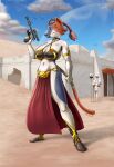 2025 absurd_res anthro armor big_breasts bikini blaster blaster_pistol bottomwear breasts calico_cat cate_meowdy clothed clothing collar costume digital_drawing_(artwork) digital_media_(artwork) domestic_cat epic_games felid feline felis female footwear fortnite fur gun hair headgear helmet hi_res holding_object holding_weapon jewelry leia_organa loincloth looking_at_viewer mammal multicolored_body multicolored_fur navel ranged_weapon slave_leia_costume smeargle20 smile solo star_wars stormtrooper swimwear tail tatooine tattoo topwear two-piece_swimsuit weapon