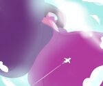  absurd_res aircraft airplane big_hair butt cartoon_network clothing cloud colored crotch_shot digital_drawing_(artwork) digital_media_(artwork) digital_painting_(artwork) eyewear female garnet_(steven_universe) gem_(species) hair hi_res humanoid looking_down macro multicolored_clothing solo steven_universe sun sunglasses thaddeusmcboosh thick_thighs tight_clothing 