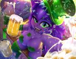  absurd_res alcohol armwear beer beverage big_breasts bodily_fluids breasts butt clothing clover drunk duo elbow_gloves eyebrows eyewear fangs female gloves green_eyes hair handwear hi_res humanoid humanoid_pointy_ears league_of_legends leggings legwear long_hair lulu_(lol) pasties purple_body purple_hair riot_games saliva sharp_teeth short_stack sitting solo_focus substance_intoxication sunglasses teeth theboogie thick_thighs thigh_highs video_games wide_hips yordle ziggs_(lol) 