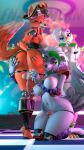  3d_(artwork) 4k 9:16 absurd_res accessory animal_genitalia animal_penis animatronic anthro anus areola arm_warmers armwear avian backsack balls barely_visible_genitalia barely_visible_vulva big_breasts biped bird blurred_background bodily_fluids bow_ribbon bracelet breast_size_difference breasts canid canine canine_genitalia canine_penis canis checkered checkered_floor chicken claws clothing collar crossgender digital_media_(artwork) ear_piercing ear_ring eyeshadow female fingerless_gloves five_nights_at_freddy&#039;s five_nights_at_freddy&#039;s:_security_breach fluffy fluffy_tail fnafgamern fox foxy_(fnaf) ftg_crossgender fti_crossgender galliform gallus_(genus) genital_fluids genital_piercing genitals glamrock_chica gloves green_claws green_clothing green_gloves green_handwear group gynomorph gynomorph/gynomorph hair hair_accessory hair_bow hair_ribbon hand_on_another&#039;s_butt hand_on_butt hand_on_own_butt handwear hi_res index_to_index intersex intersex/intersex jewelry kneeling leg_warmers legwear long_hair looking_at_viewer machine makeup mammal mtg_crossgender mti_crossgender naughty_face navel nipple_piercing nipples non-mammal_breasts non-mammal_navel non-mammal_nipples nude_anthro nude_gynomorph nude_intersex open_mouth pattern_arm_warmers pattern_armwear pattern_clothing pattern_leg_warmers pattern_legwear penis penis_piercing phasianid piercing pirate pirate_outfit precum precum_on_penis purple_arm_warmers purple_armwear purple_clothing purple_eyeshadow purple_leg_warmers purple_legwear ribbons ring_piercing robot robot_anthro roxanne_wolf scottgames sharp_teeth smile smiling_at_viewer source_filmmaker_(artwork) spiked_bracelet spiked_collar spikes standing steel_wool_studios striped_arm_warmers striped_armwear striped_clothing striped_leg_warmers striped_legwear stripes tail teeth thick_thighs trio vulva watermark wide_hips wolf yellow_fingers 