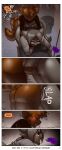  absurd_res agatha_(james_howard) age_difference alphonse_(james_howard) anthro bodily_fluids comic cougar dialogue domestic_cat duo english_text eyewear felid feline felis female glasses hi_res james_howard male male/female mammal patreon penetration student sweat teacher teacher_and_student text vaginal vaginal_penetration 