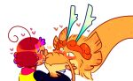  &lt;3 anthro asian_mythology barbel_(anatomy) blush destiny_(pucca) dragon duo east_asian_mythology eastern_dragon flesh_whiskers human male male/male mammal moins mythology pucca scalie smile 