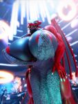  3:4 3d_(artwork) anthro big_(disambiguation) breasts digital_media_(artwork) dragon exeter exey female female/female hi_res reptile scalie solo valorlynz western_dragon 