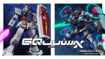  3d absurdres aqua_eyes artist_name beam_shield commentary_request copyright_name earth_federation_space_forces energy_sword glowing glowing_eyes gquuuuuux gundam gundam_gquuuuuux highres holding holding_sword holding_weapon inviter_oro logo machinery mecha mecha_focus mobile_suit mobile_suit_gundam nebula no_humans robot roundel rx-78-2_gundam science_fiction shield signature space star_(sky) sword title twitter_username v-fin weapon yellow_eyes 