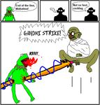  gandhi kermit_the_frog muppets sesame_street tagme 