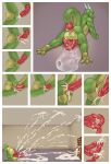  anthro balls bodily_fluids cum dragon erection excessive_cum excessive_precum genital_fluids genitals hi_res hyper hyper_cum hyper_genitalia male male/male motaro_(artist) multi-genitalia multi_genitalia multi_penis penis precum solo tail_penis 