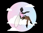  anthro arthropod clothing cloud daisy-marshmallow digital_media_(artwork) dipteran floating hi_res insect looking_at_viewer male pink_clothing pink_shirt pink_topwear rob_(daisy-marshmallow) shirt solo topwear wings 