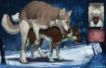  2025 animal_genitalia animal_penis animal_vulva balls biped brown_body brown_fur canid canine canine_genitalia canine_penis canine_vulva canis collar detailed_background digital_media_(artwork) domestic_dog erection eyes_closed female female_penetrated feral feral_on_feral feral_penetrated feral_penetrating feral_penetrating_feral from_behind_position fur genitals german_shepherd green_body green_fur group herding_dog hi_res impregnation knot knotting male male/female male_penetrating male_penetrating_female mammal multicolored_body multicolored_fur open_mouth outside_sex ovum pastoral_dog penetration penile penile_penetration penis penis_in_vagina red_penis sex sheppermint sperm_cell tan_body tan_fur tongue tongue_out trio truegrave9 vaginal vaginal_knotting vaginal_penetration white_body white_fur wolf 