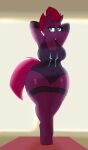  absurd_res anthro anthrofied big_breasts breasts broken_horn cleavage clothed clothing coatieyay equid equine female friendship_is_magic hi_res horn mammal my_little_pony my_little_pony:_the_movie_(2017) solo tempest_shadow_(mlp) thick_thighs unicorn wide_hips 