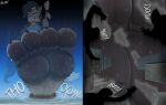 absurd_res anthro archie_comics az12lol barefoot blue_eyes bodily_fluids breasts canid canine canis city city_crushing claws crushed_micros digital_media_(artwork) dirty dirty_feet english_text extreme_size_difference feet female female_anthro foot_crush foot_fetish foot_focus fur giga grey_body hair hi_res landscape_dwarfing lupe_the_wolf macro macro_anthro macro_female mammal paws plantigrade sega size_difference soles solo sonic_the_hedgehog_(archie) sonic_the_hedgehog_(comics) sonic_the_hedgehog_(series) stomping sweat sweaty_feet tail text toe_claws toes underfoot wolf