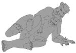  abdominal_bulge anal animal_genitalia animal_penis anthro aurawolf balls belly belly_inflation big_balls big_belly big_feet big_penis butt clothing collar crazy-husky crazy_husky difference duo faust feet forced genitals growing growth growth_sequence hi_res humanoid knot laugh male male/male mammal monochrome narusewolf overweight paws penis sequence sex sheath size size_difference slightly_chubby surprise thrust transformation trap_(disambiguation) unexpected ursid ursine ursine_penis 