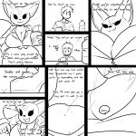  aggressive_retsuko anthro big_breasts breasts cleavage clothed clothing comic domination duo female female_domination fenneko huge_breasts human knj_ex male male/female mammal micro sanrio shrinking size_transformation smothering transformation 