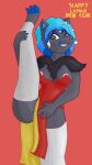  anthro clothed clothing dress female hi_res legwear momiji_werefox nintendo pok&eacute;mon pok&eacute;mon_(species) solo stockings video_games zoroark 