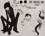  &lt;3 ... abstract_background big_tongue black_hair clothing creepy_face creepy_smile creepypasta eye_mouth eyewear fairy fangs glasses gloves hair handwear humanoid invalid_tag long_tongue male monster mouth_eye multi_tongue necktie noseless not_furry original_character_do_not_steal pale sharp_teeth simple_background sitting smile smiling_at_viewer solo speech_bubble spiral_background suit sunglasses teeth the_grinner tongue vonderdevil white_background wide_grin 