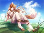  animal_ears dress holo spice_and_wolf tagme tail 